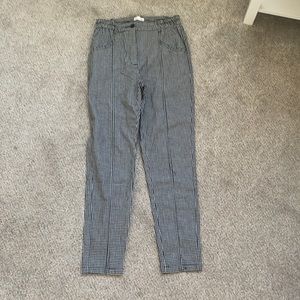 Gingham Trousers